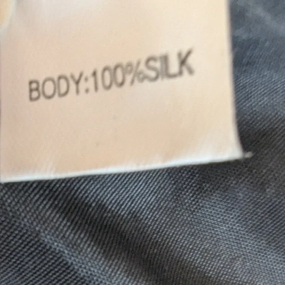 VTG Y2K Kay Unger Black Polka Dot Ruched Strapless Dress Silk Chiffon Tiered 12 - Picture 6 of 9